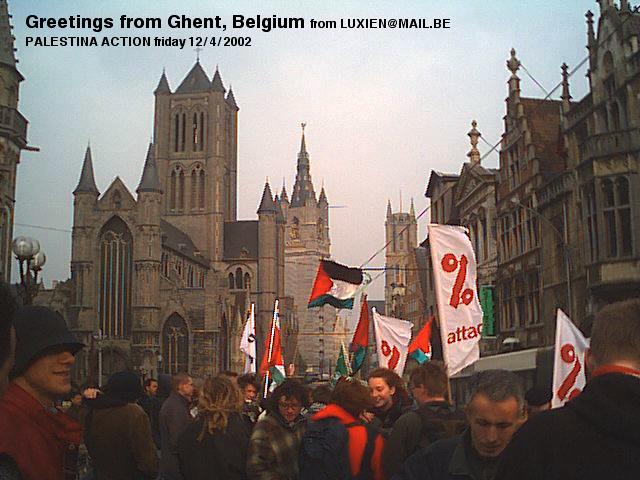 greetings from Ghent...