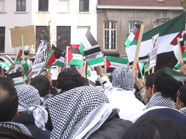 Palestina-betoging i...