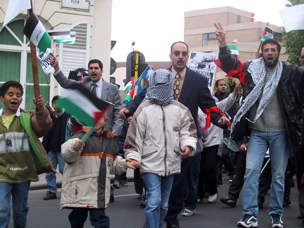Palestina-betoging i...