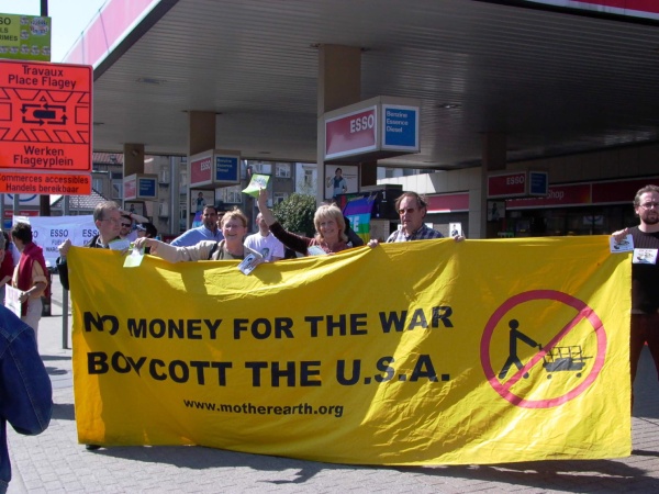 Boycott the war!...