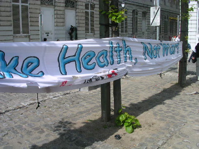 Make health not war...