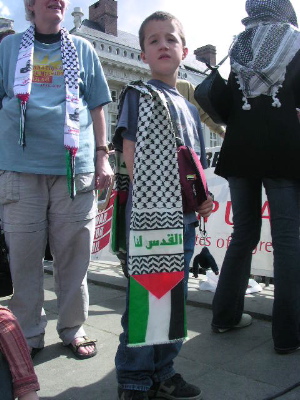Palestinian scarf...