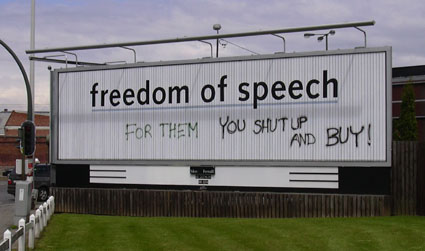 freedom of speech...
