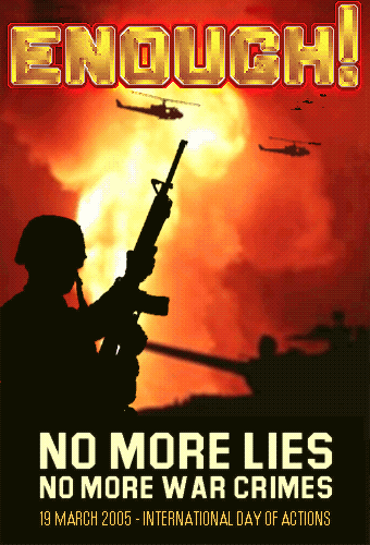 Enough! No more war...