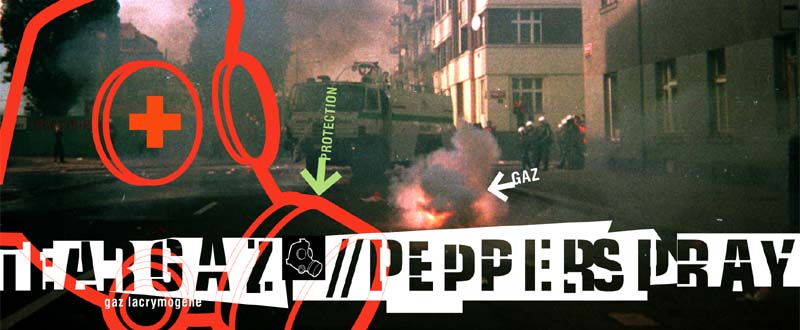 tear gas & pepperspr...