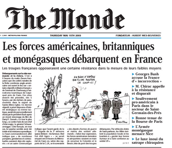 The Monde : "Le...